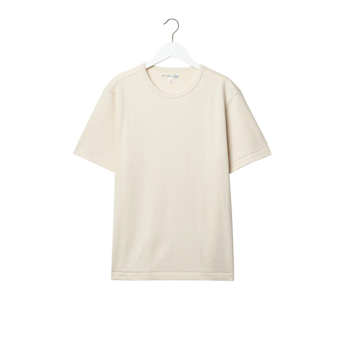 Merz B. Schwanen Vintage Machine Refined Classic Fit T-Shirt Nature