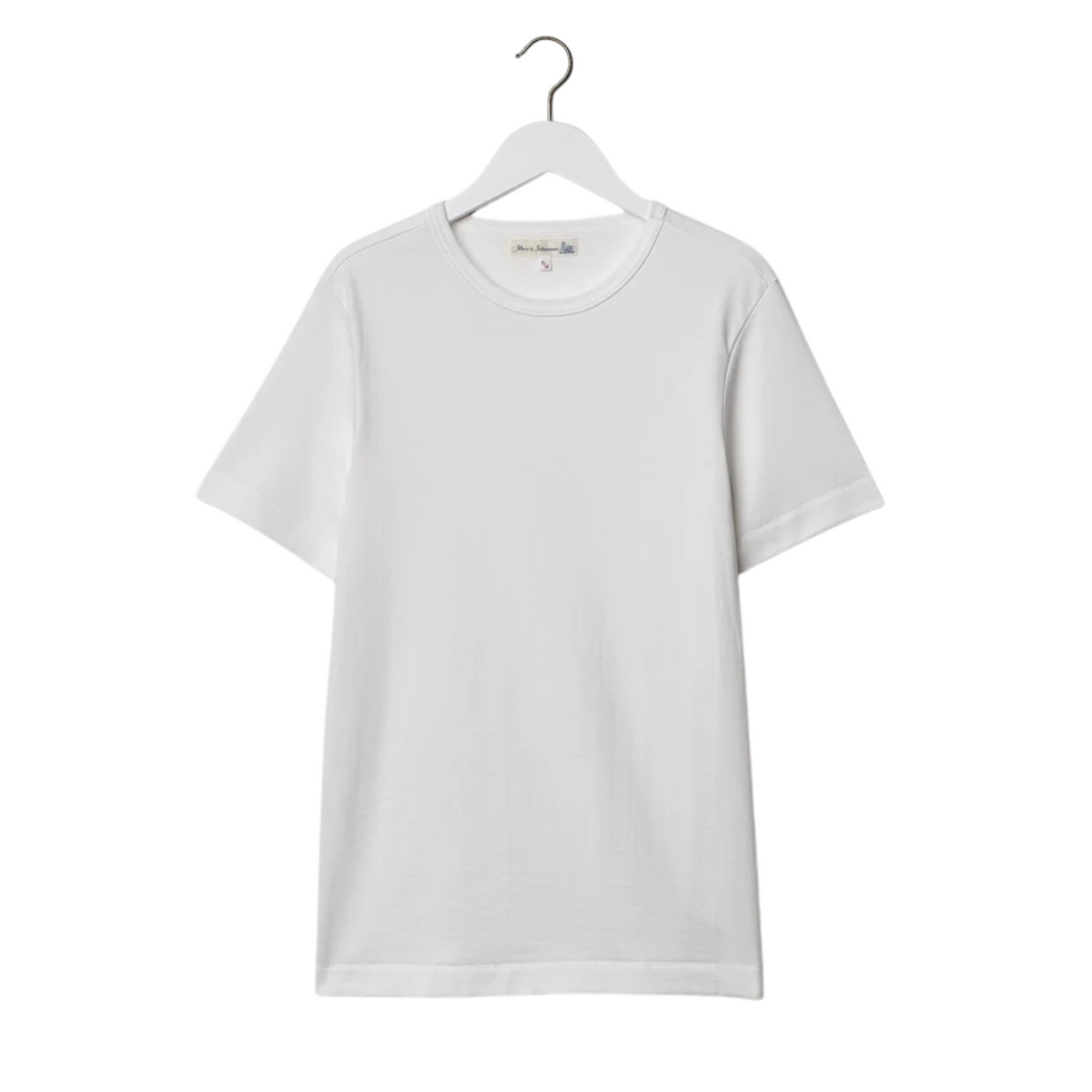 Merz B. Schwanen Vintage Machine Refined Classic Fit T-Shirt White