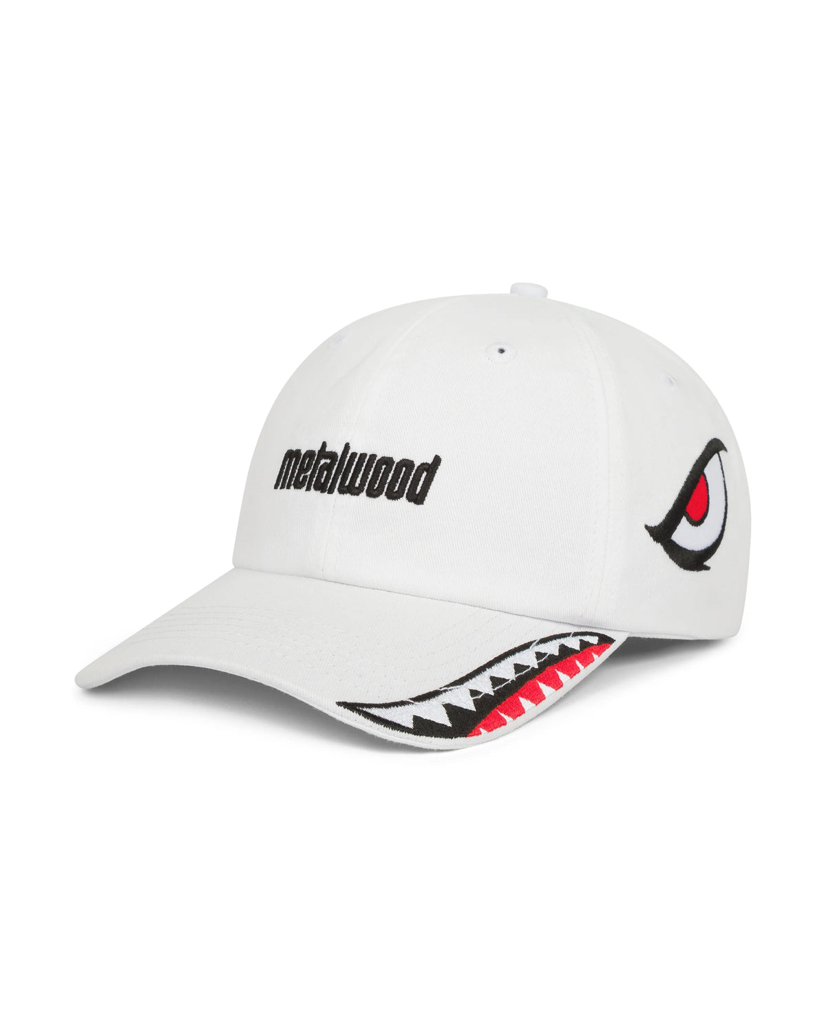 Metalwood Bomber Dad Hat White