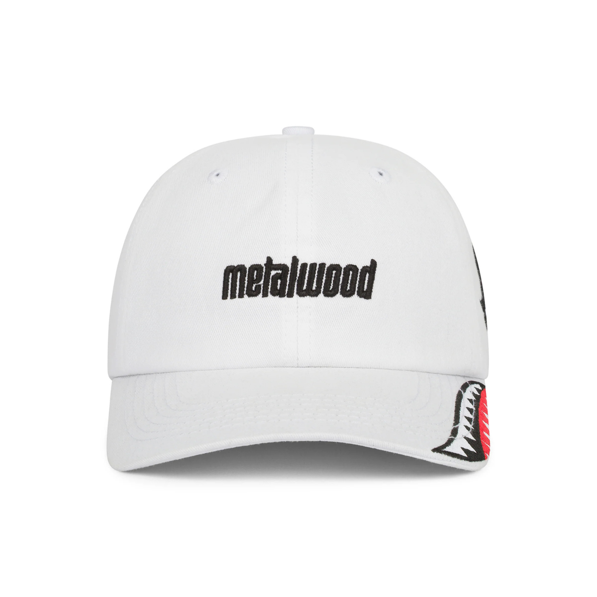 Metalwood Bomber Dad Hat White