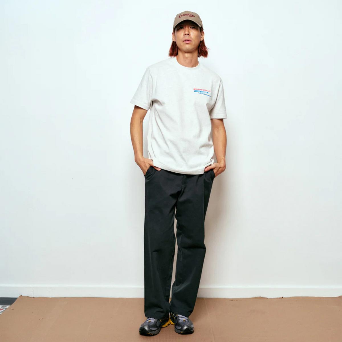 Metalwood Club Building T-Shirt Heather Grey