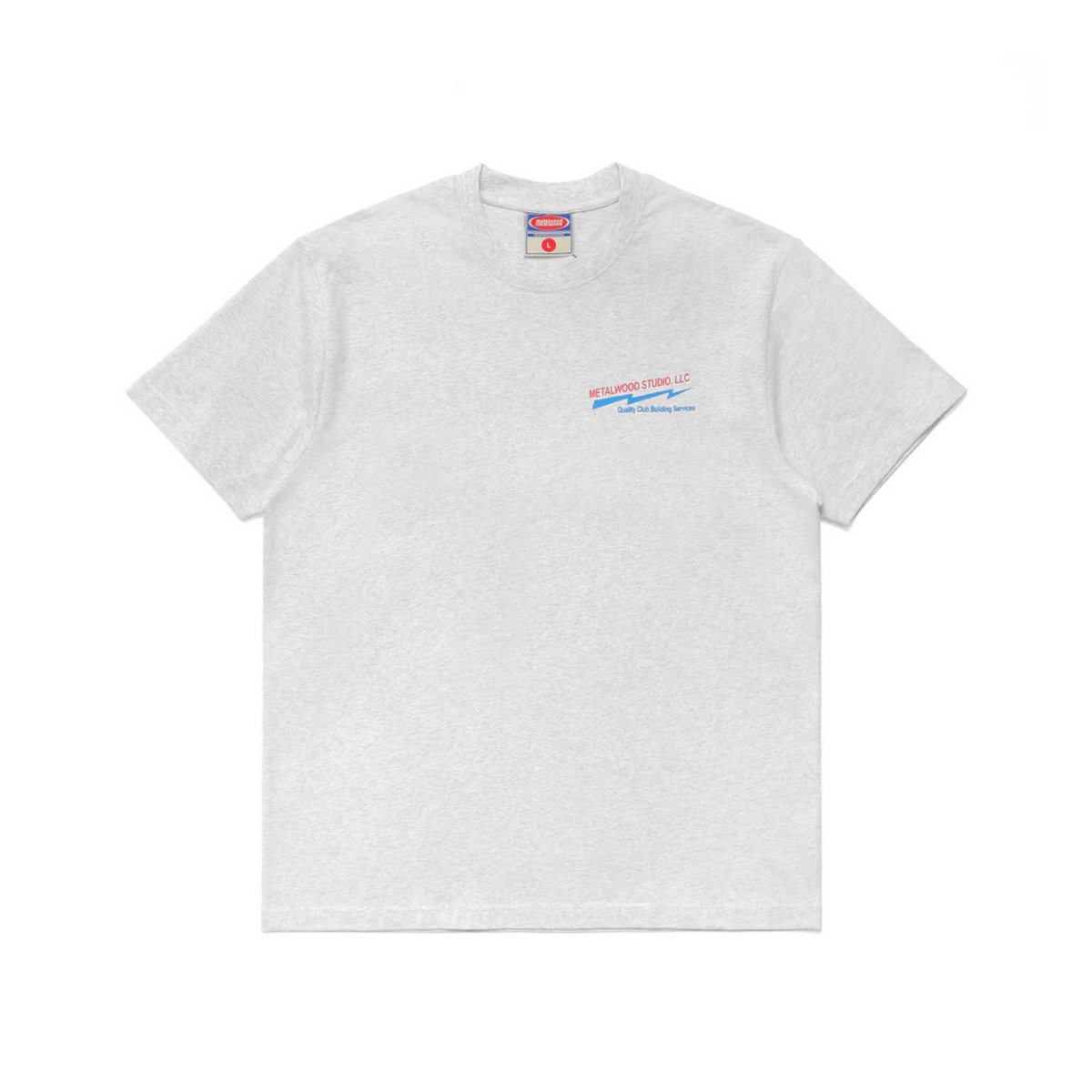 Metalwood Club Building T-Shirt Heather Grey
