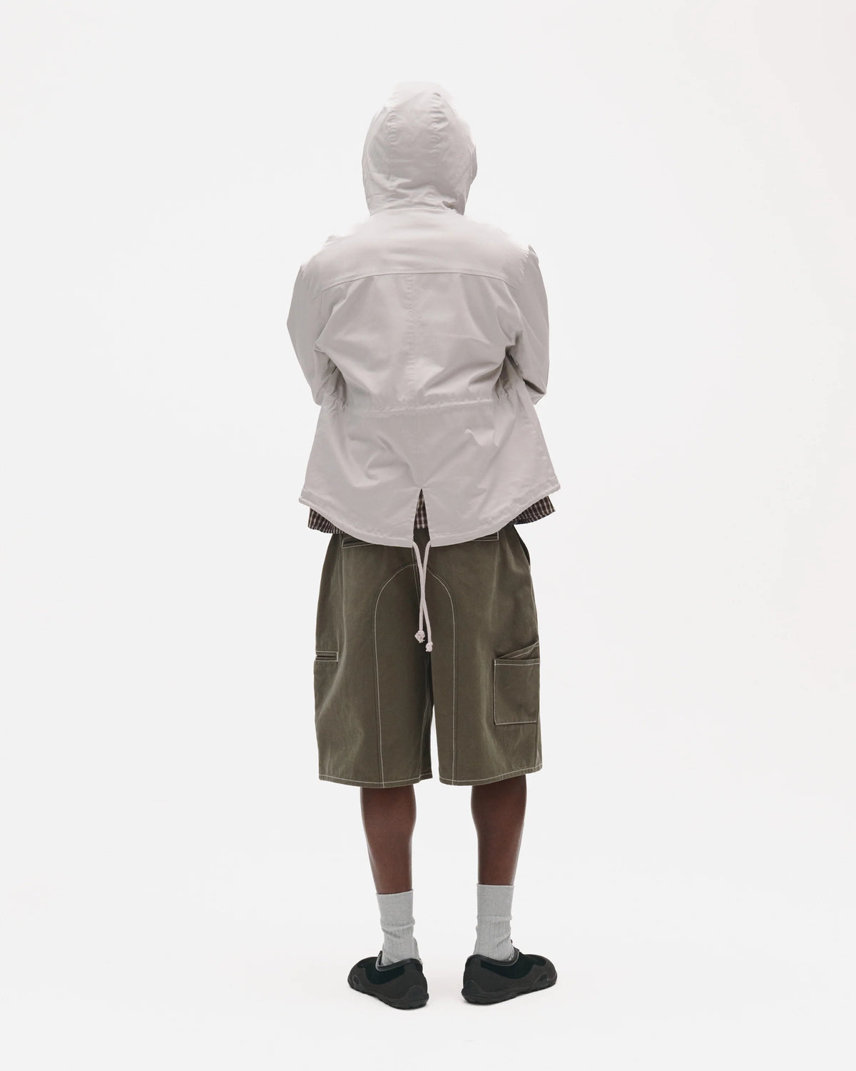 Metalwood Cotton Twill Parka Stone