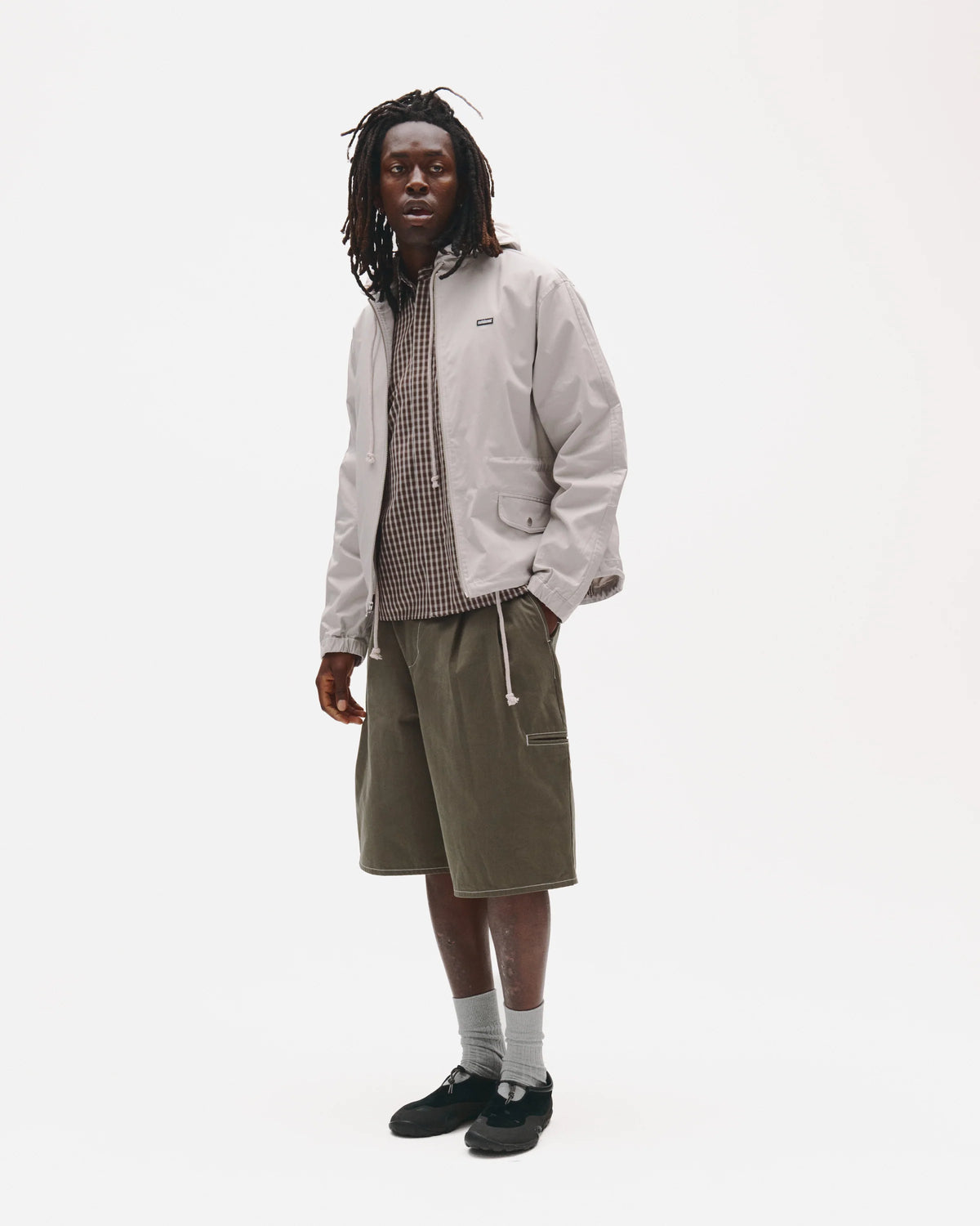 Metalwood Cotton Twill Parka Stone