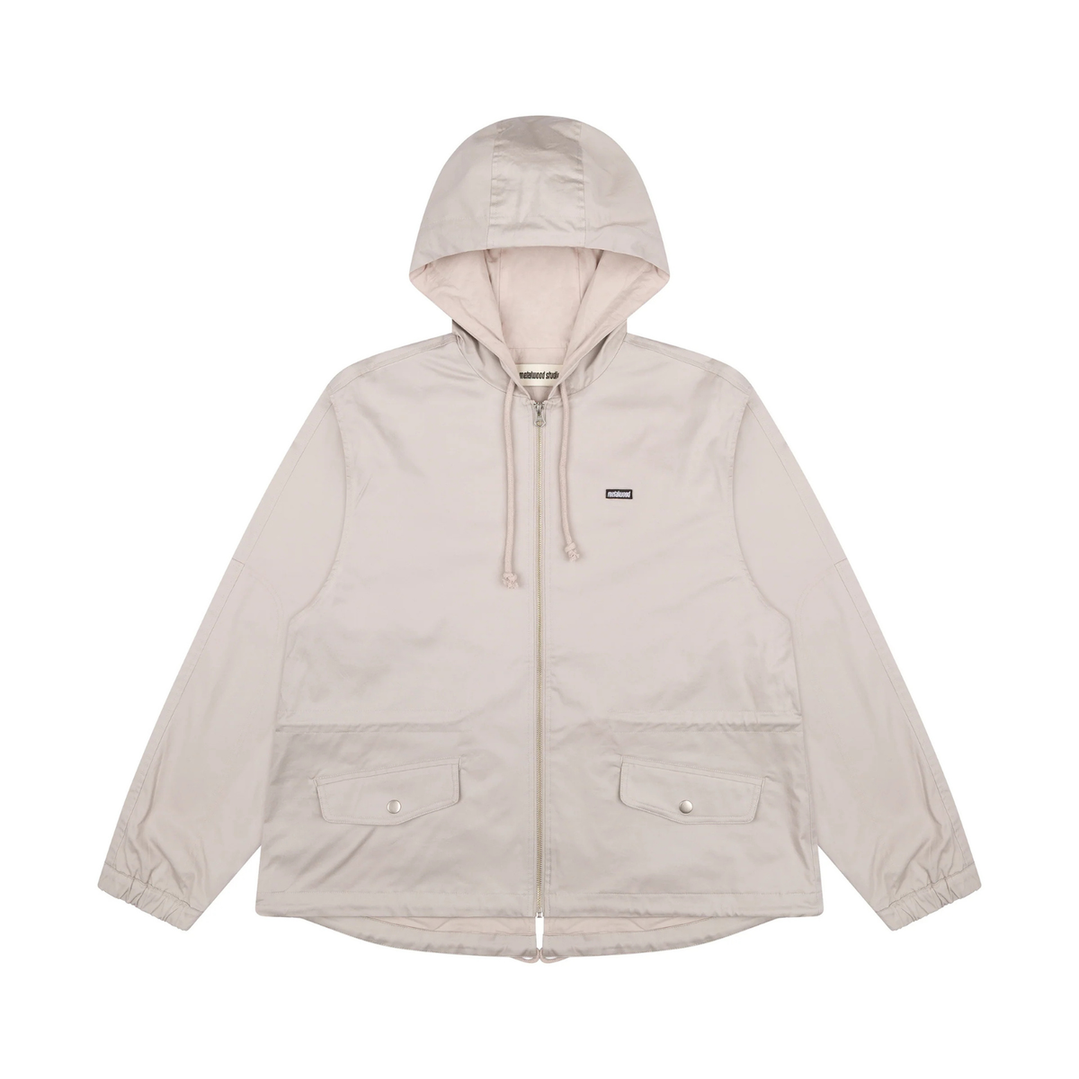 Metalwood Cotton Twill Parka Stone