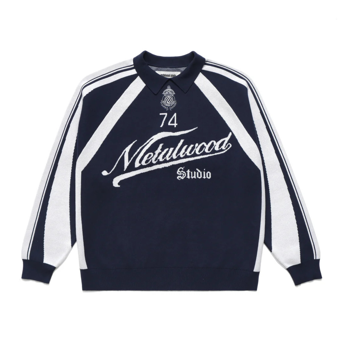 KNIT FOOTBALL TOP