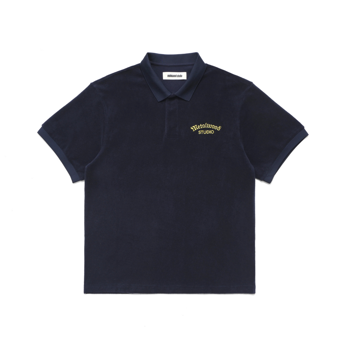 Metalwood Medieval Terry Polo Navy