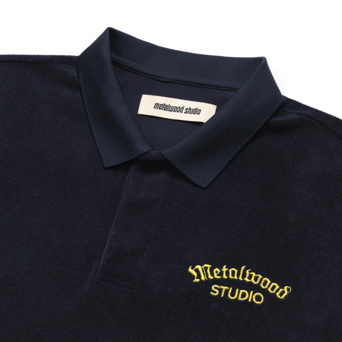 Metalwood Medieval Terry Polo Navy