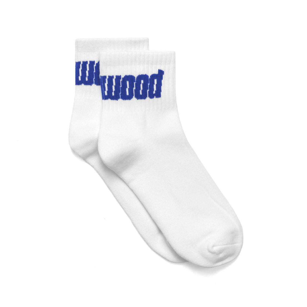 Metalwood Metal Logo Quarter Sock White/Blurple