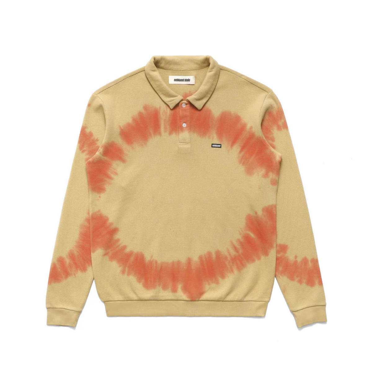 Metalwood Mini Metal Logo Longsleeve Thermal Polo Slime