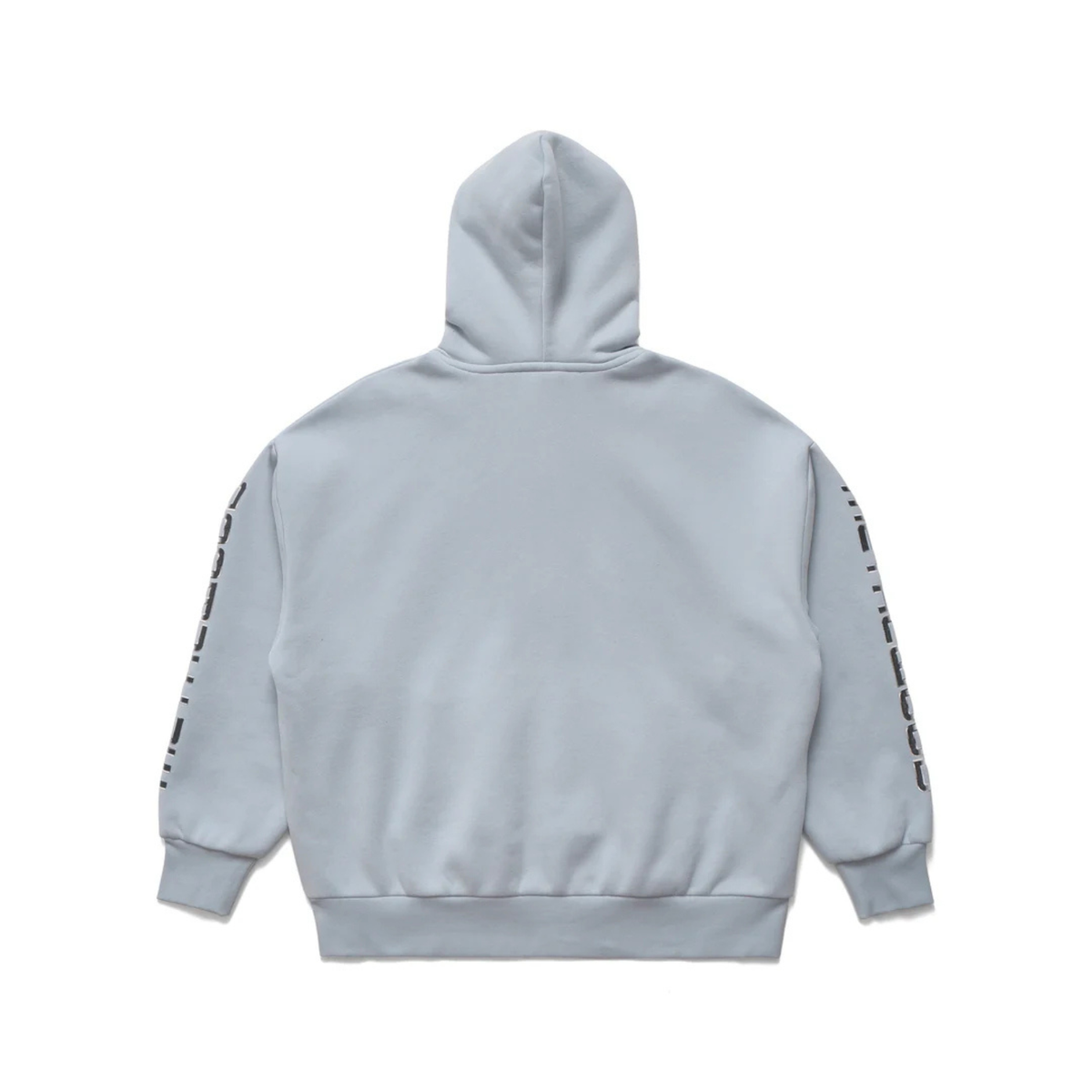 Metalwood Moto Zip Hooded Sweatshirt Dusty Blue