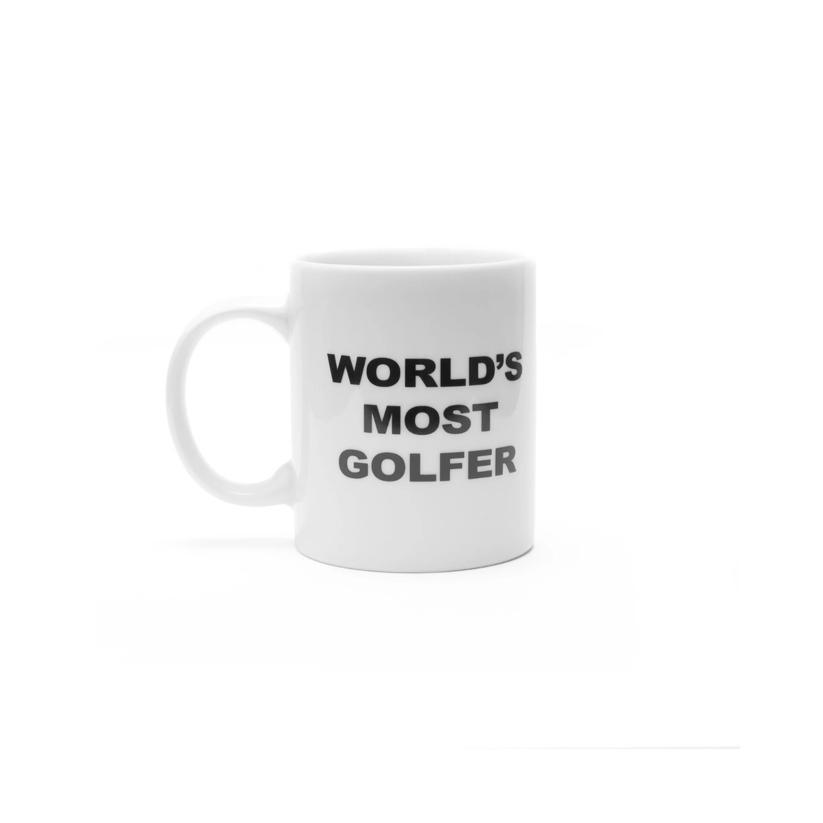 Metalwood World's Most Golfer Mug White