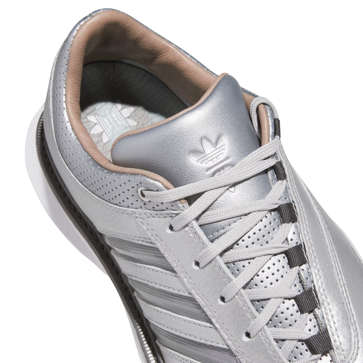 Metalwood X Adidas MC70 Golf Shoes Silver Metallic/Iron Metallic/Grey