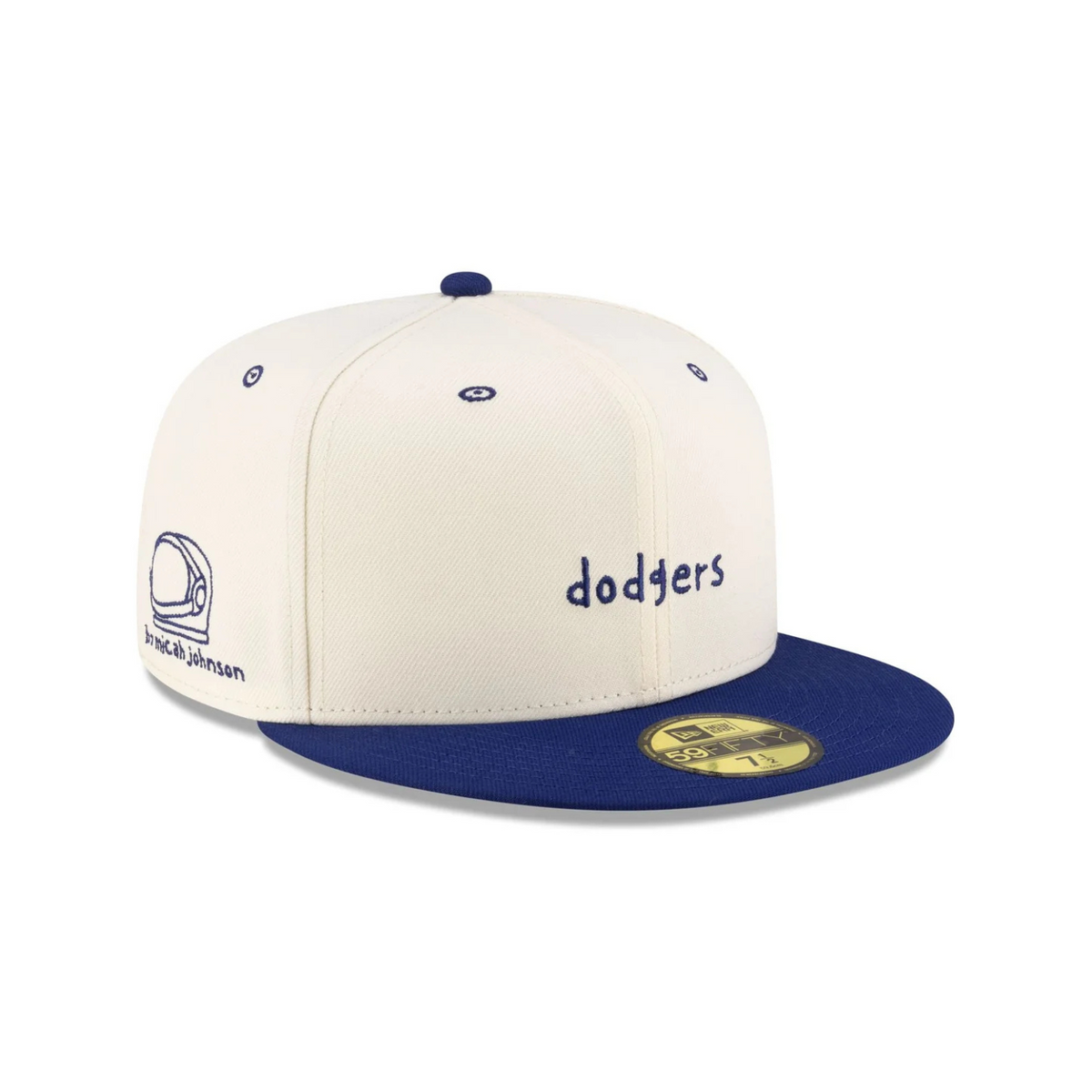 Micah Dreams X MLB Blank Canvas 59Fifty Fitted Hat - Los Angeles Dodgers 
