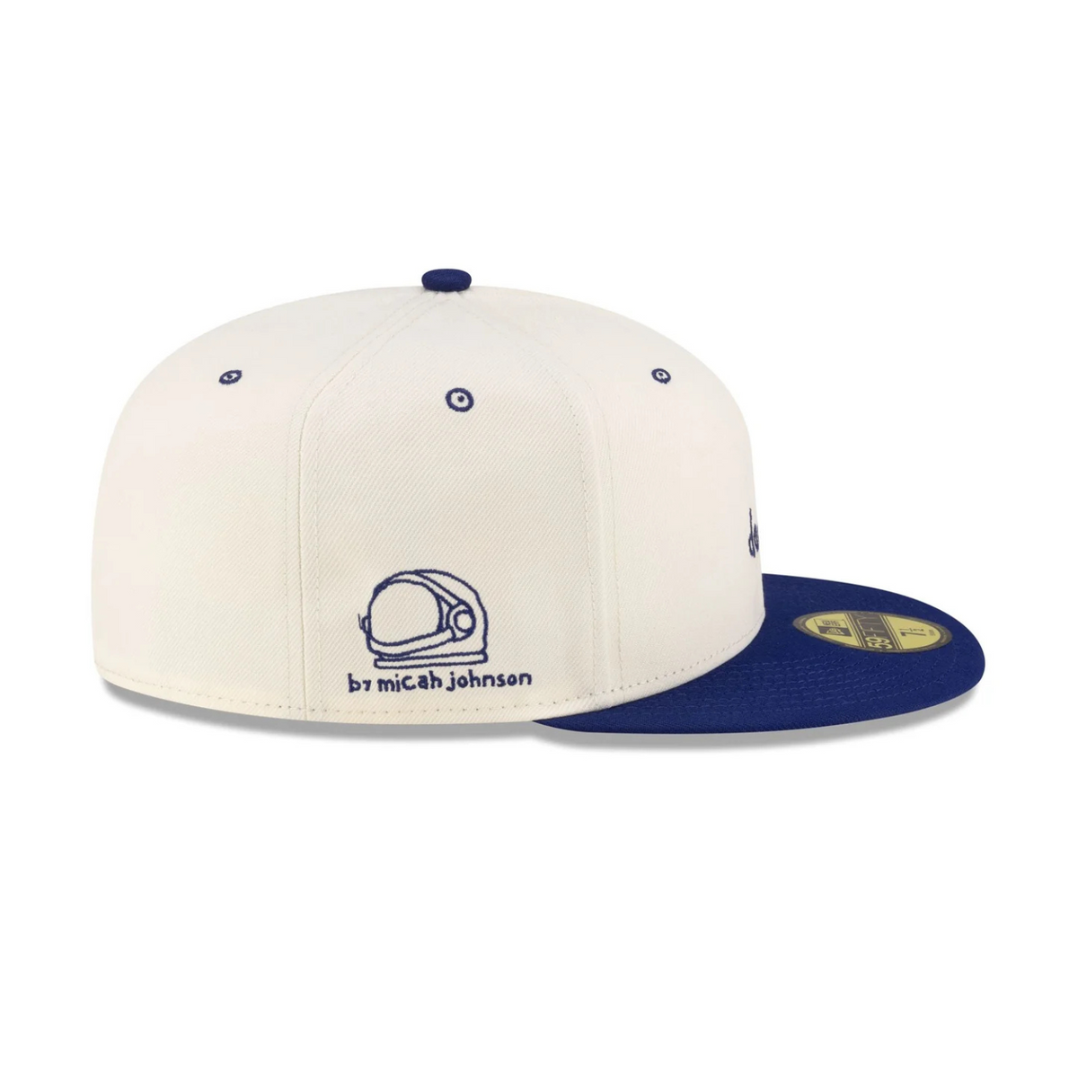 Micah Dreams X MLB Blank Canvas 59Fifty Fitted Hat - Los Angeles Dodgers 