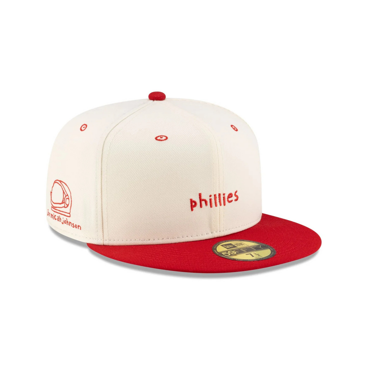 Micah Dreams X MLB Blank Canvas 59Fifty Fitted Hat Philadelphia Phillies