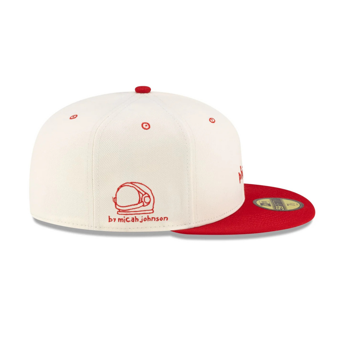 Micah Dreams X MLB Blank Canvas 59Fifty Fitted Hat Philadelphia Phillies