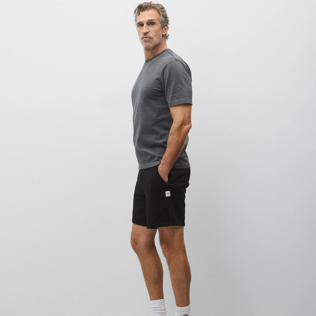 Midweight Terry Standard Sweatshort Black