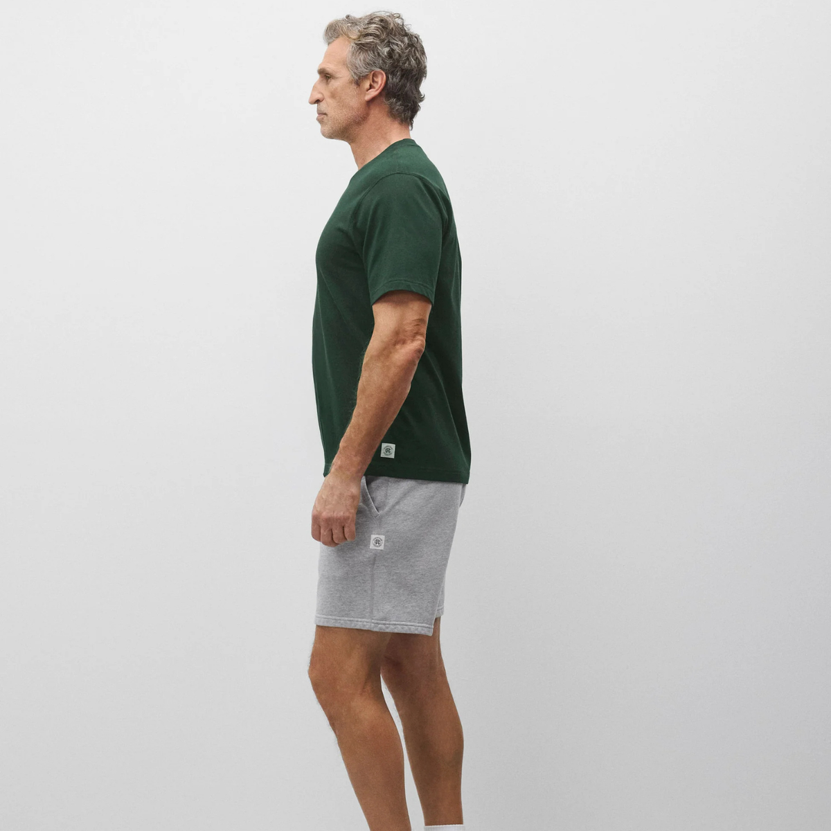 Midweight Terry Standard Sweatshort Heather Grey