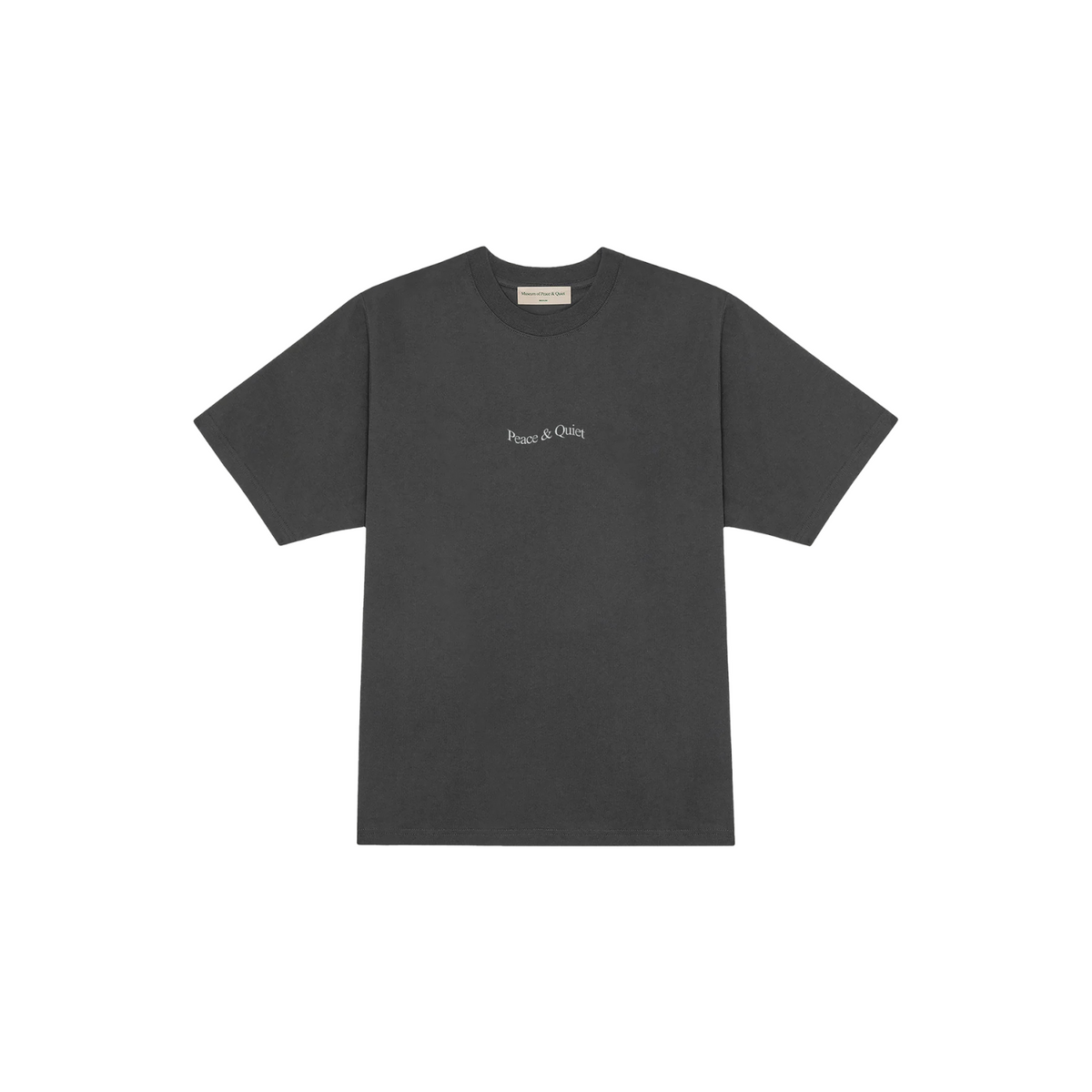 Museum of Peace and Quiet Wordmark T-Shirt Black