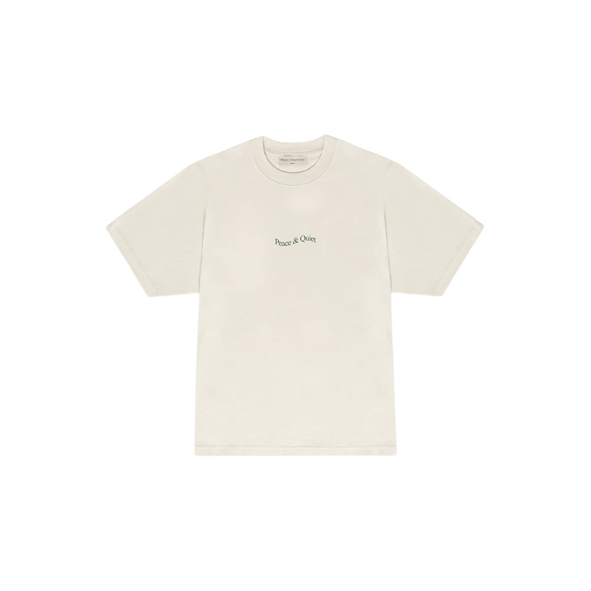 Museum of Peace and Quiet Wordmark T-Shirt Bone 
