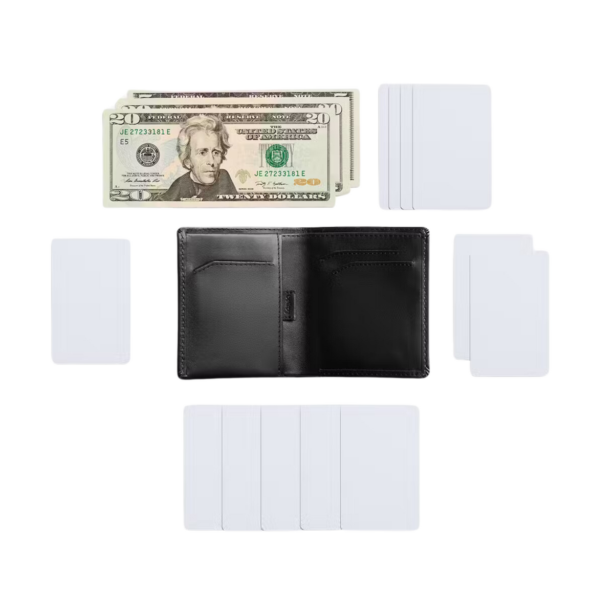 NOTE SLEEVE - BLACK-RFID