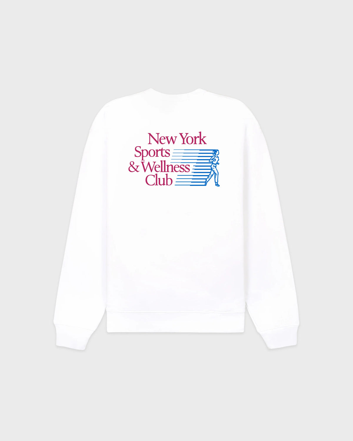 Sporty & Rich W NY Motion Crewneck White