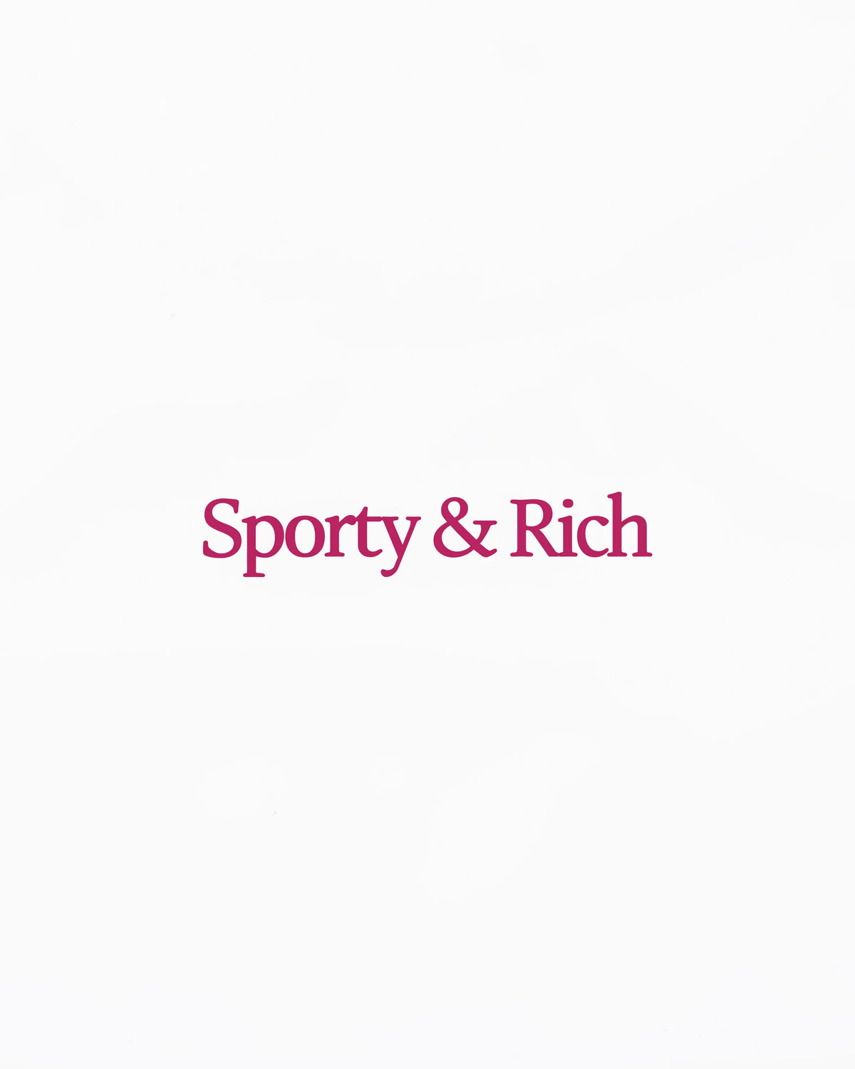 Sporty & Rich W NY Motion Crewneck White
