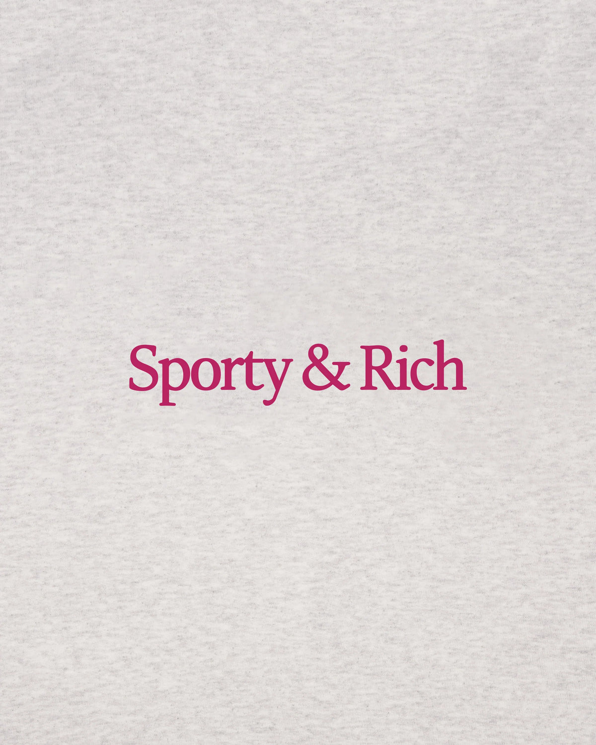 Sporty & Rich W NY Motion T-Shirt Heather Gray