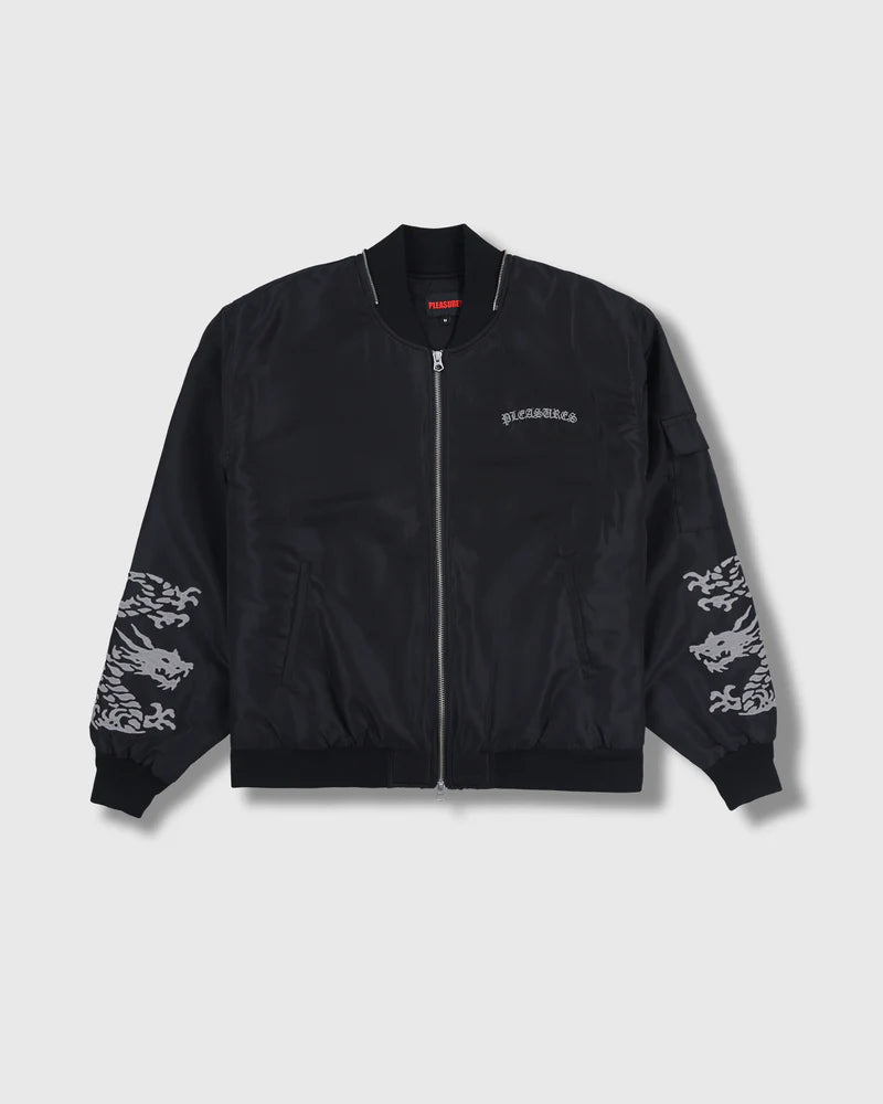 Pleasures Dragon Bomber Black