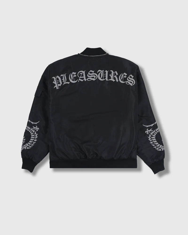 Pleasures Dragon Bomber Black