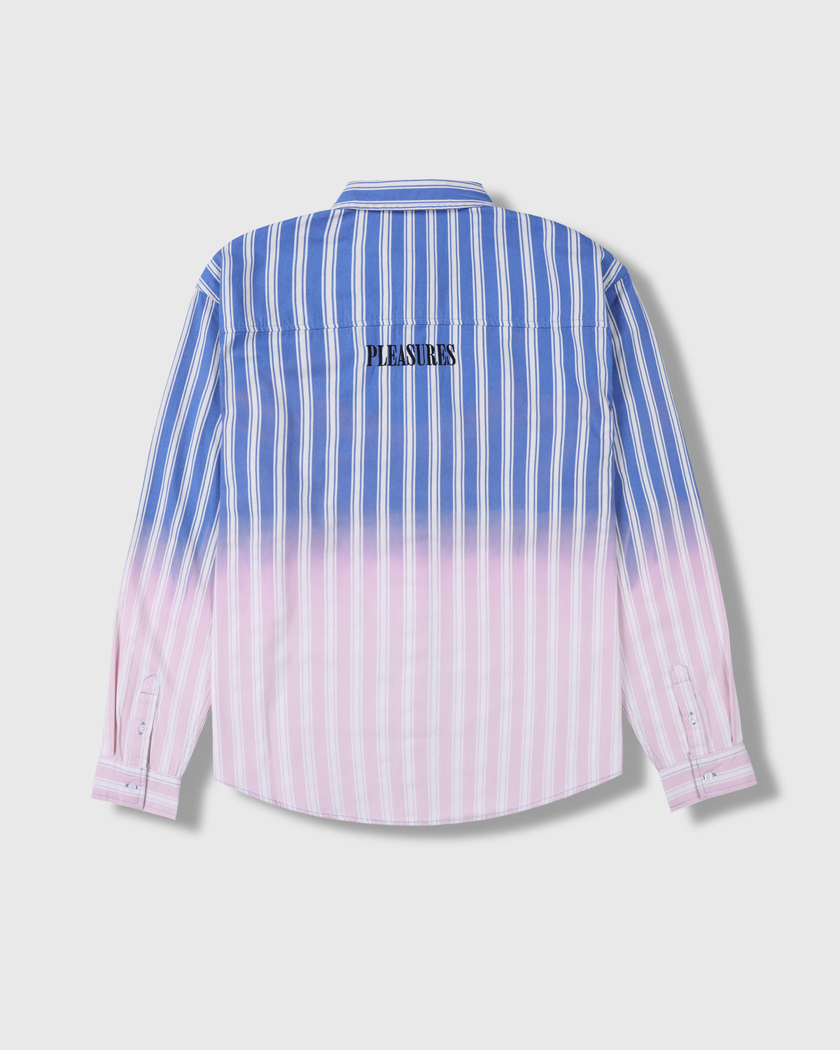 Pleasures Fade Button Down Blue