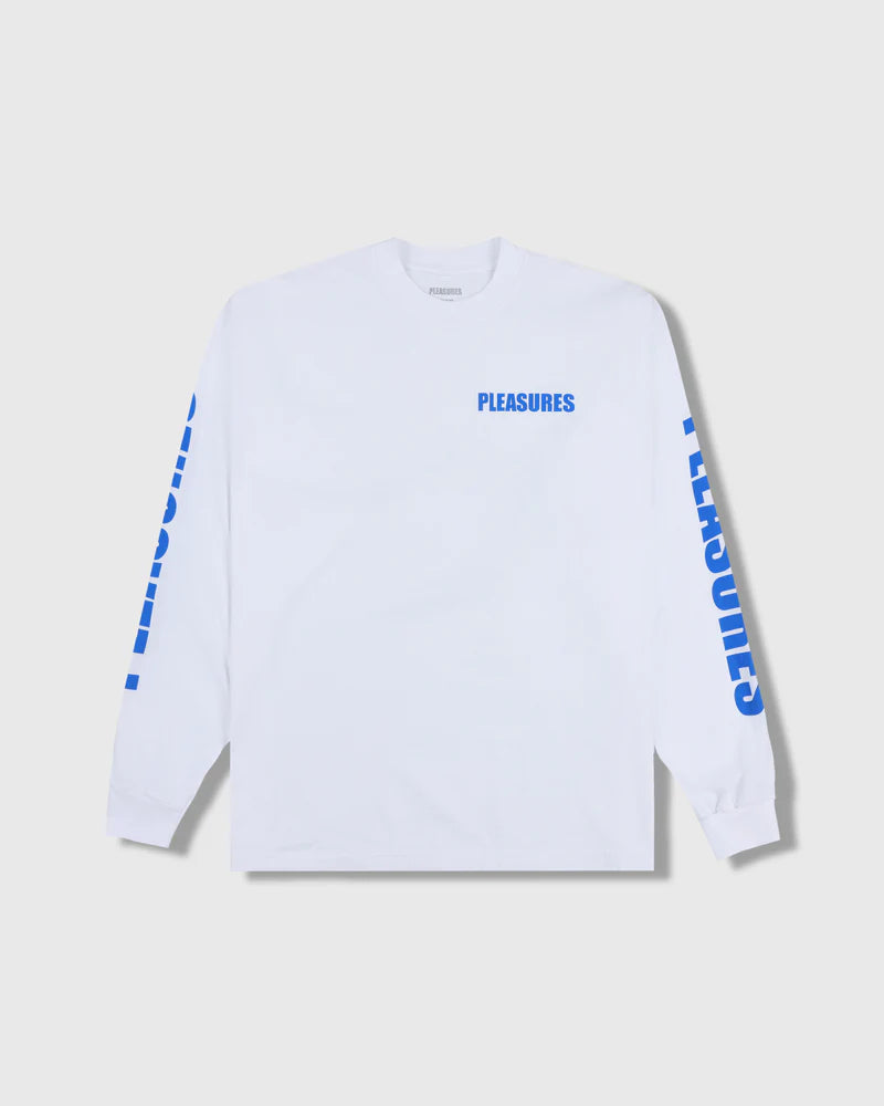 Pleasures Impact Staff Long Sleeve White