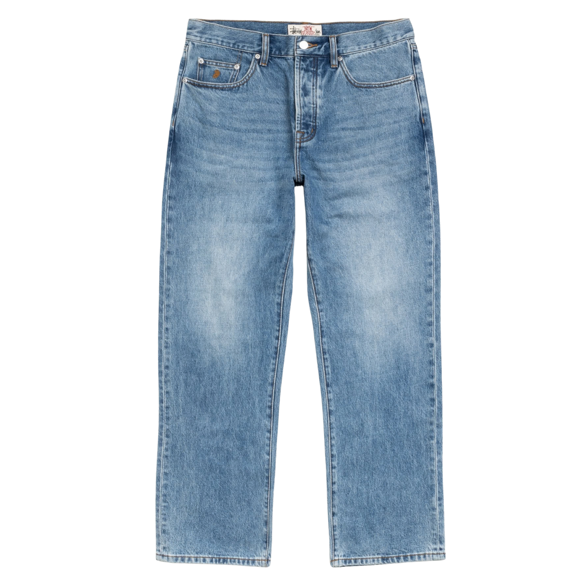 Stussy New Classic Jean Denim Indigo Stone Wash