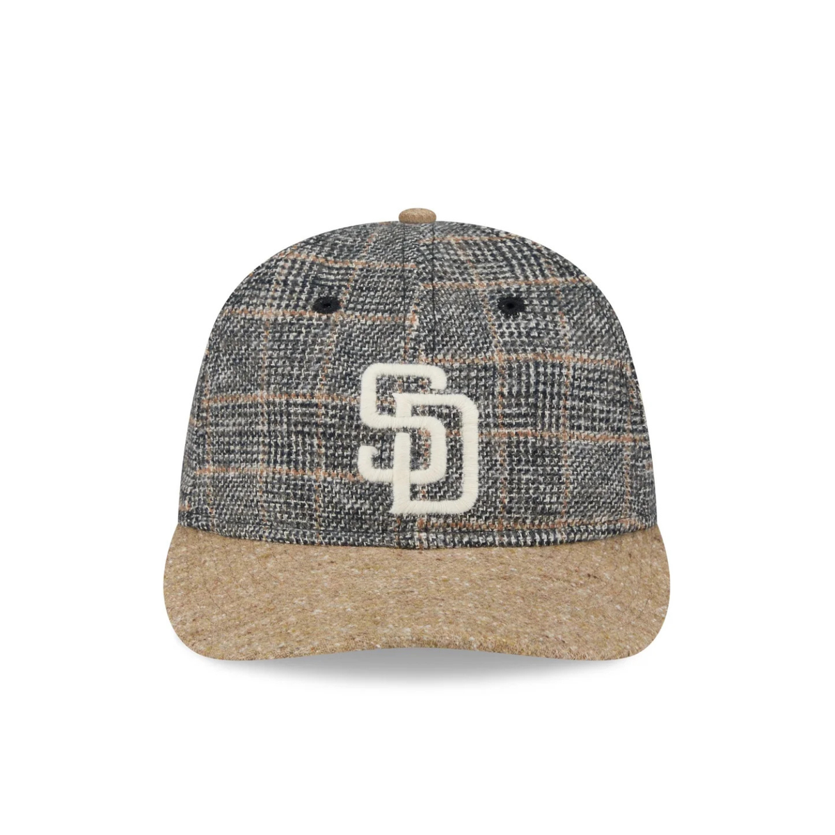 New Era Vintage Tweed 59Fifty Retro Crown Pre-Curved Cap San Diego Padres
