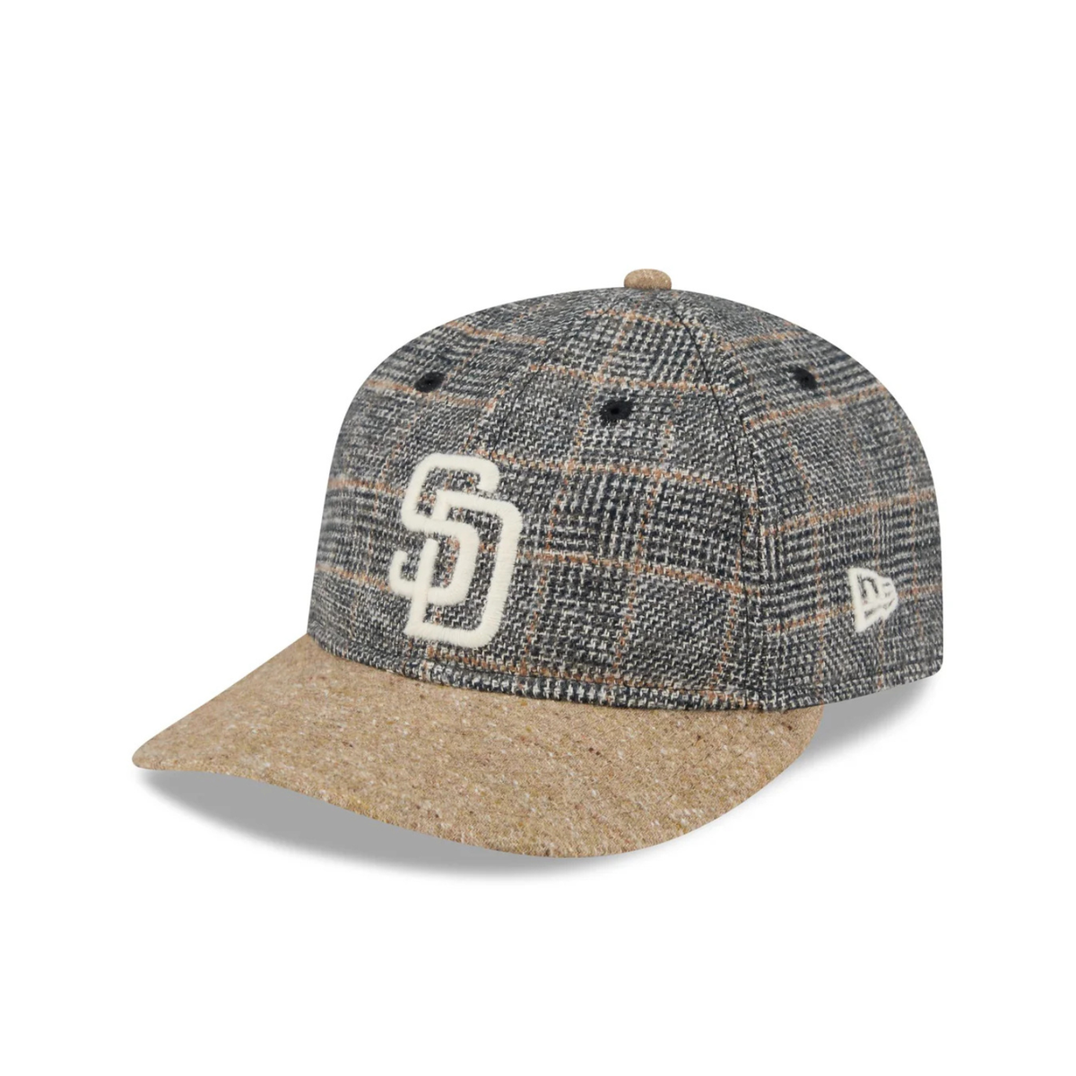 New Era Vintage Tweed 59Fifty Retro Crown Pre-Curved Cap San Diego Padres