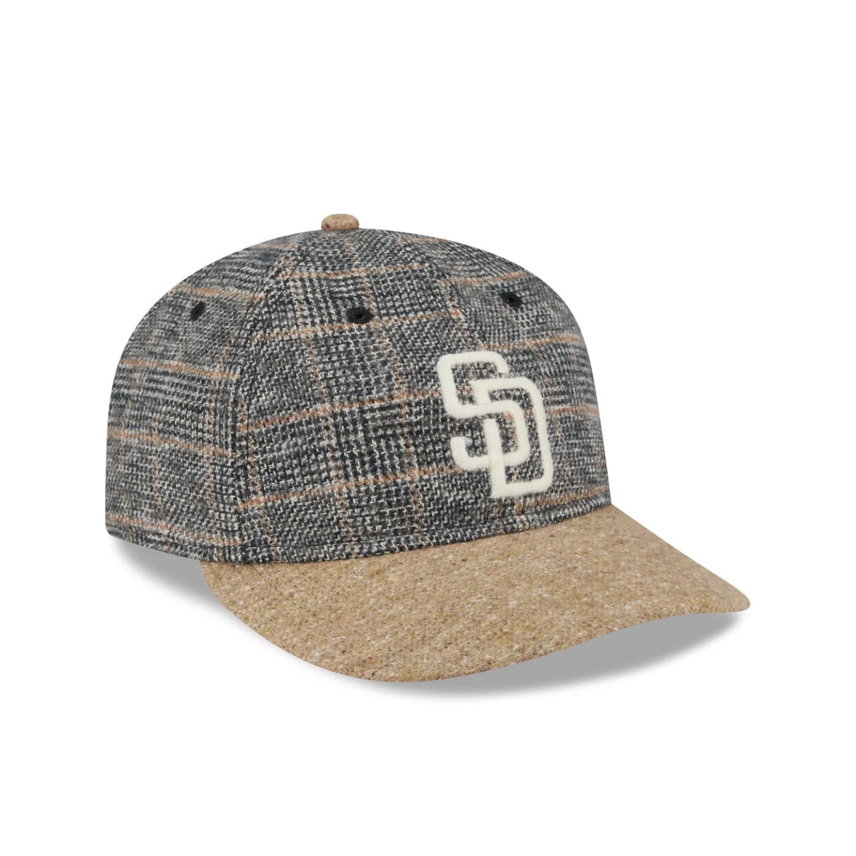 New Era Vintage Tweed 59Fifty Retro Crown Pre-Curved Cap San Diego Padres