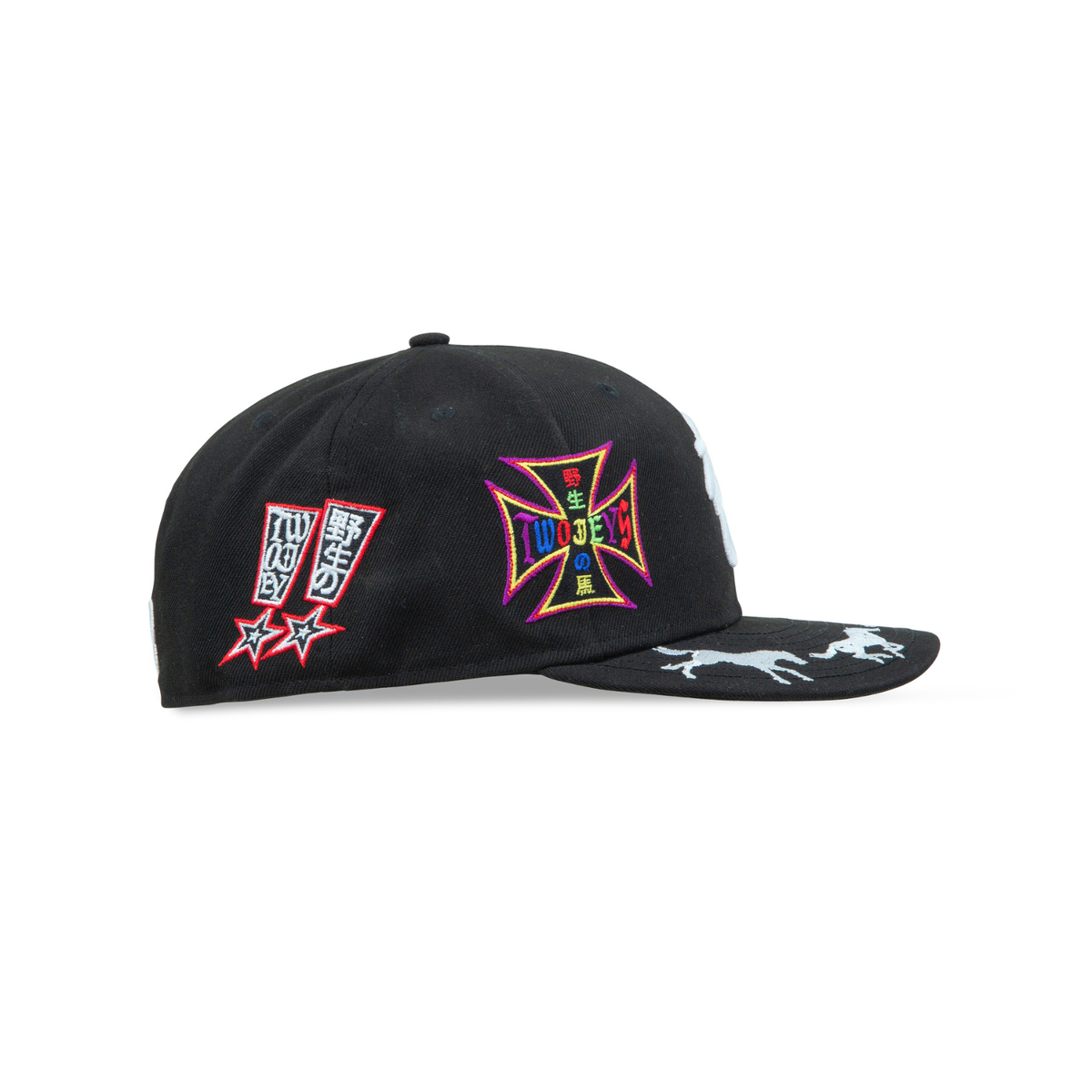 New Era X Twojeys Embroidered 59Fifty Black