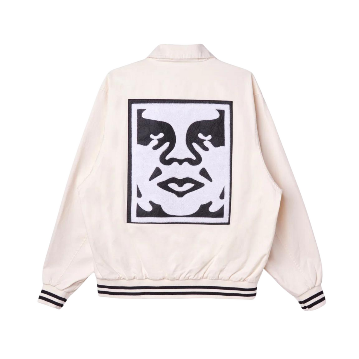 OBEY ICON FACE VARSITY JACKET