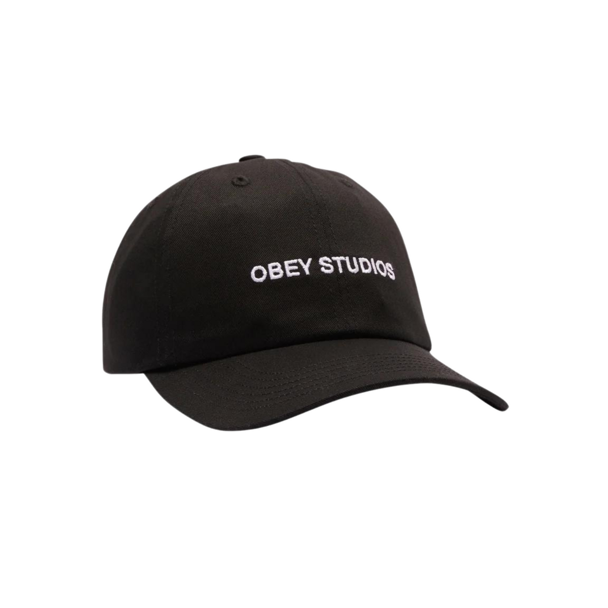 OBEY STUDIOS STRAP BACK HAT - BLACK