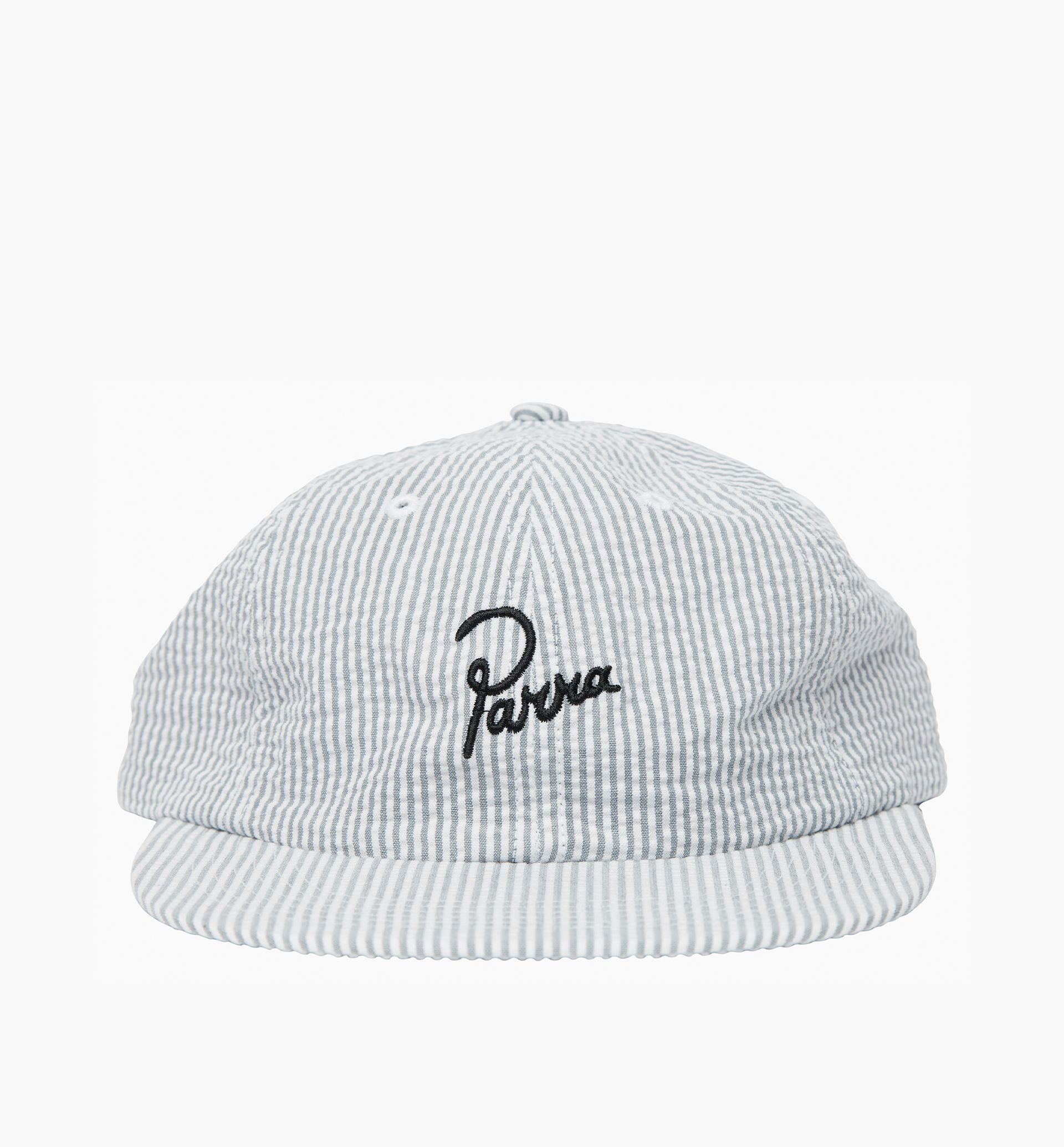 CLASSIC LOGO 6 PANEL HAT - WHITE GREY I PARRA - Momentum Clothing