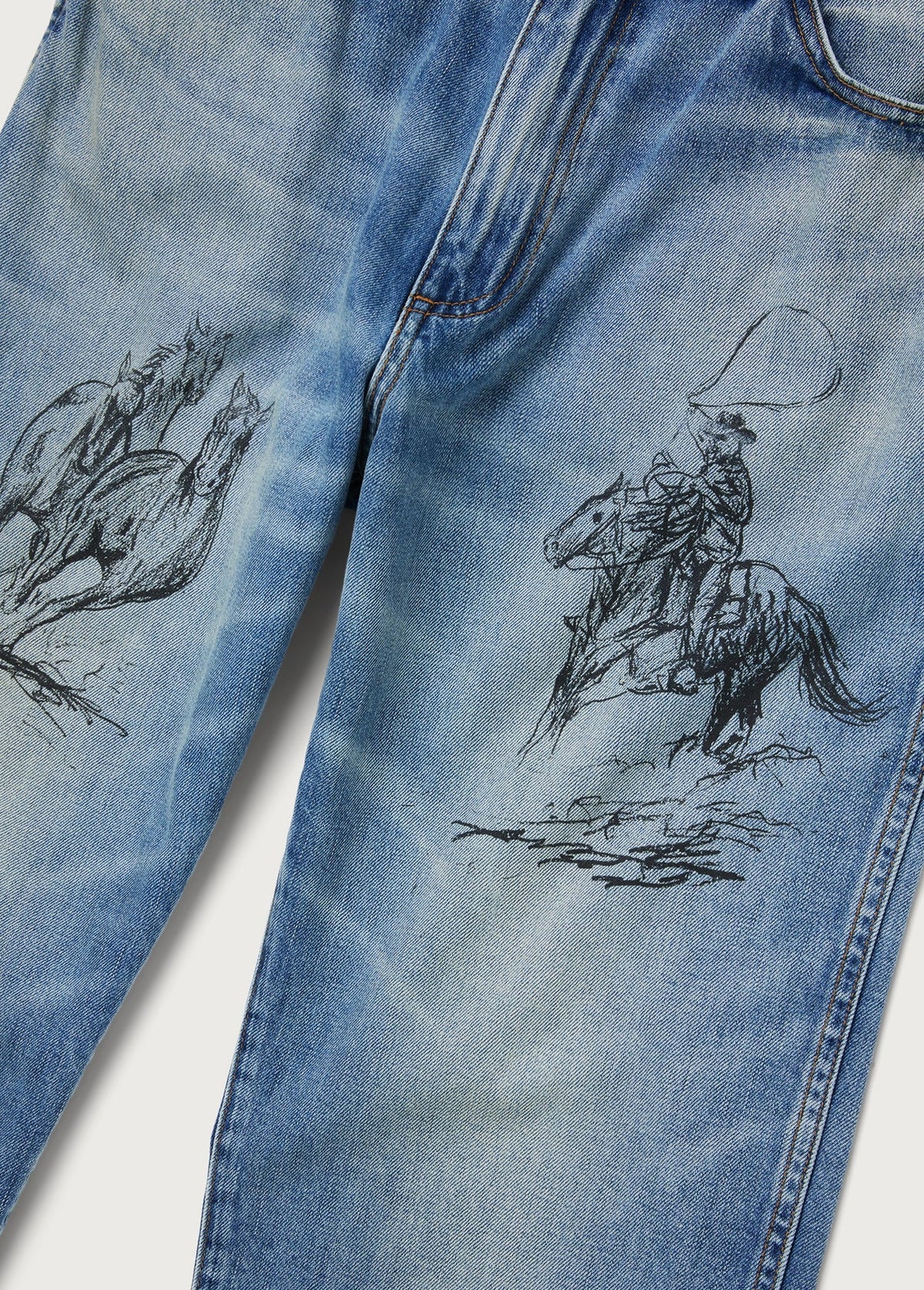 One of These Days Better Days Straight Leg Jeans Washed Denim