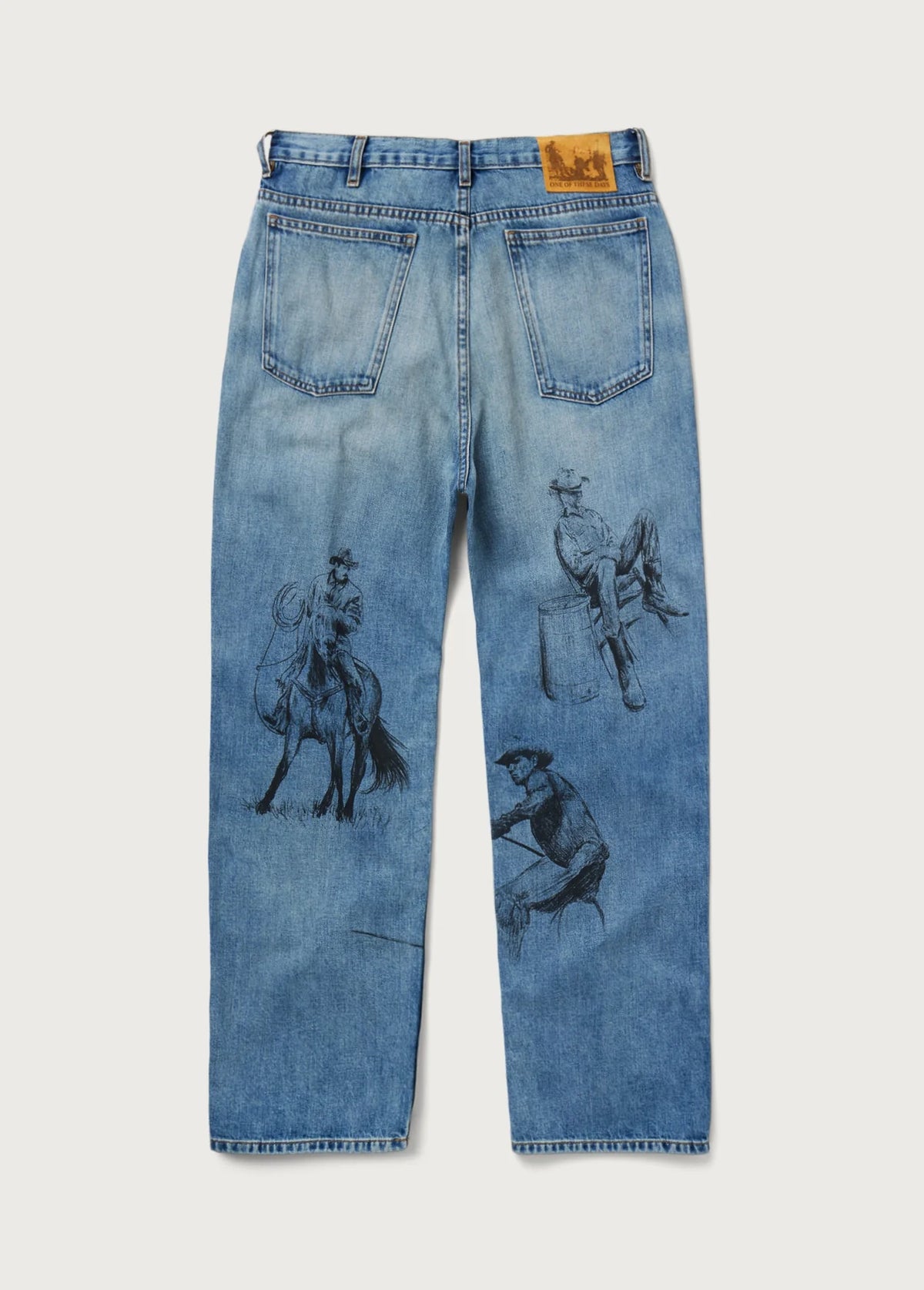 One of These Days Better Days Straight Leg Jeans Washed Denim