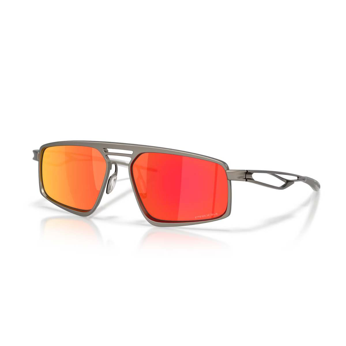 Oakley Bushwick Sunglasses - Matte Gunmetal W/ Prizm Ruby Lenses 