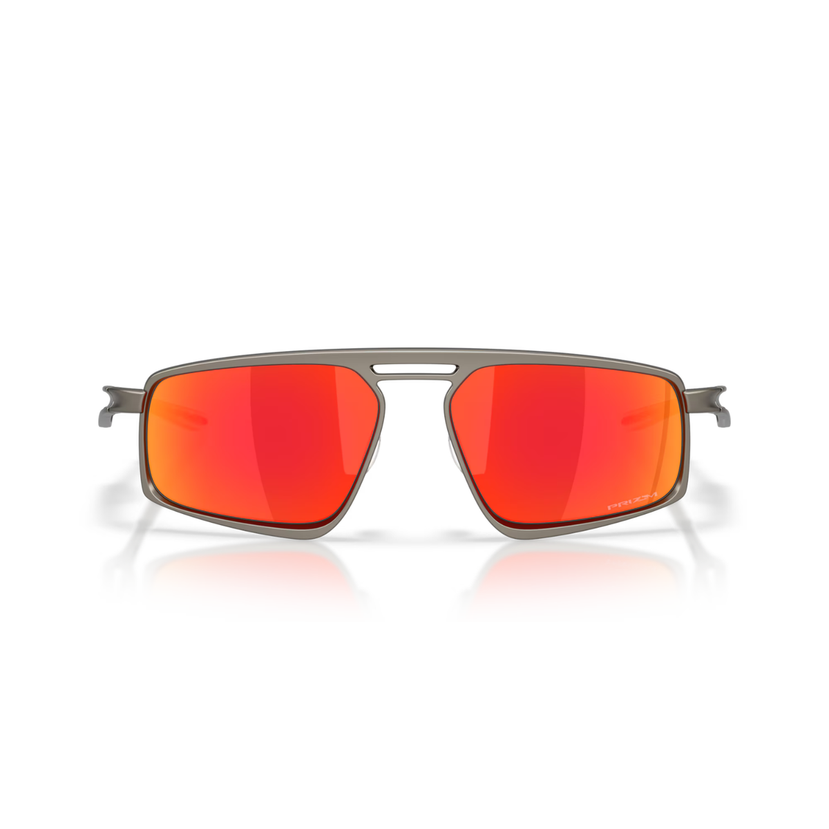 Oakley Bushwick Sunglasses - Matte Gunmetal W/ Prizm Ruby Lenses 