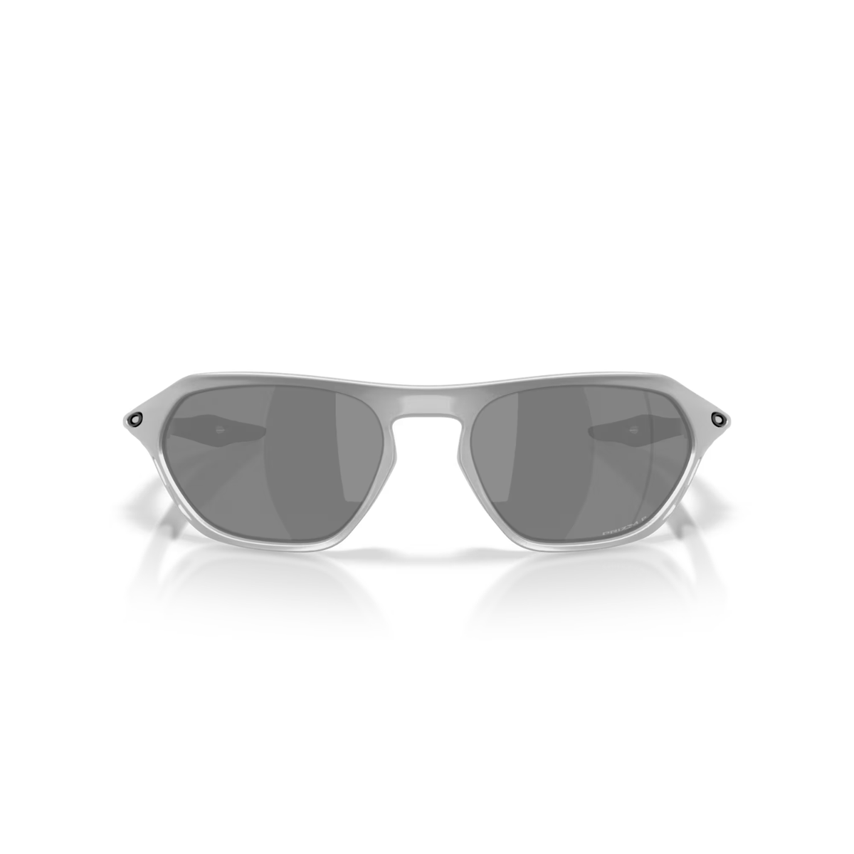 Oakley Cage Jacket Sunglasses X-Silver W/ Prizm Black Polarized Lenses