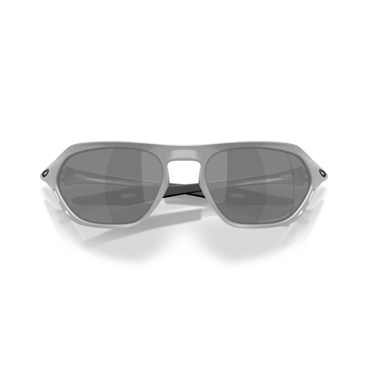 Oakley Cage Jacket Sunglasses X-Silver W/ Prizm Black Polarized Lenses