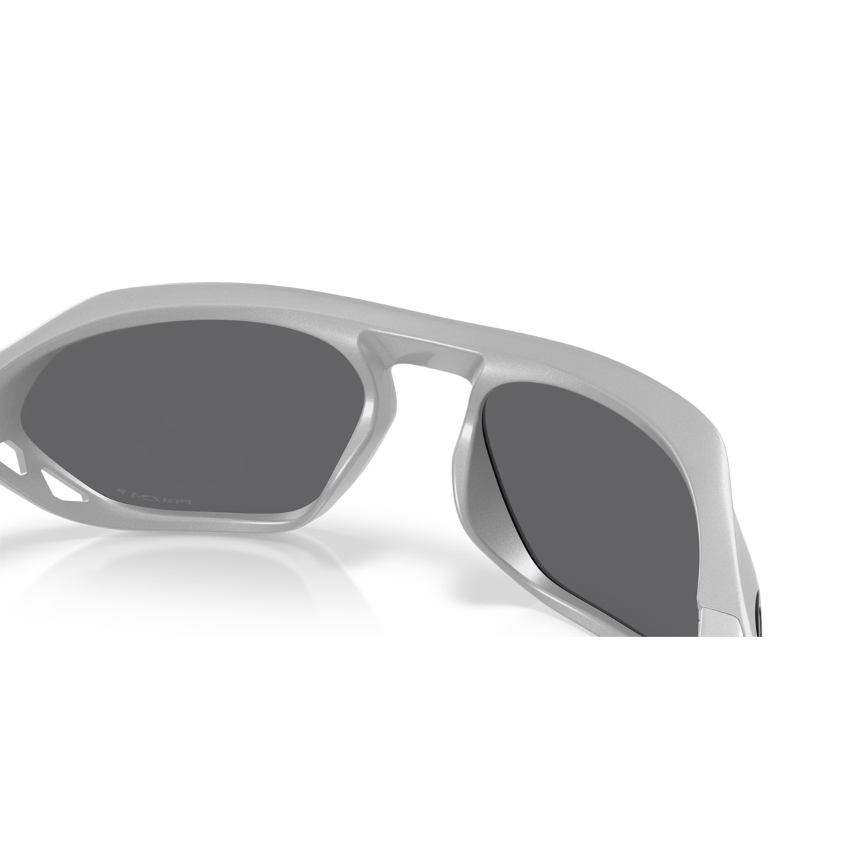 Oakley Cage Jacket Sunglasses X-Silver W/ Prizm Black Polarized Lenses