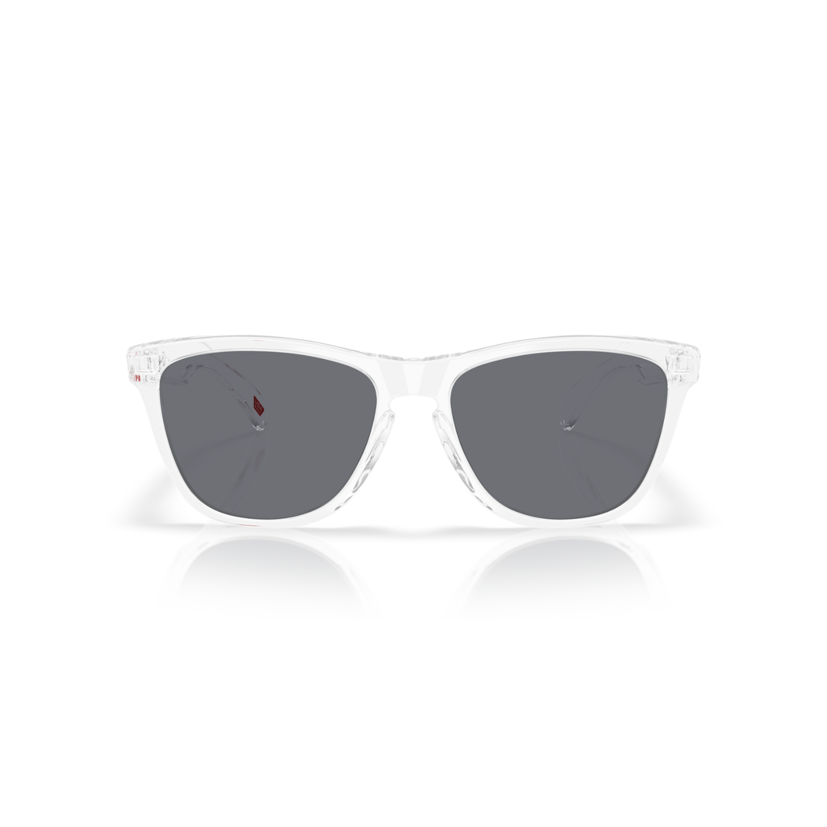 Oakley Frogskins Sunglasses - Clear W/ Grey Lenses