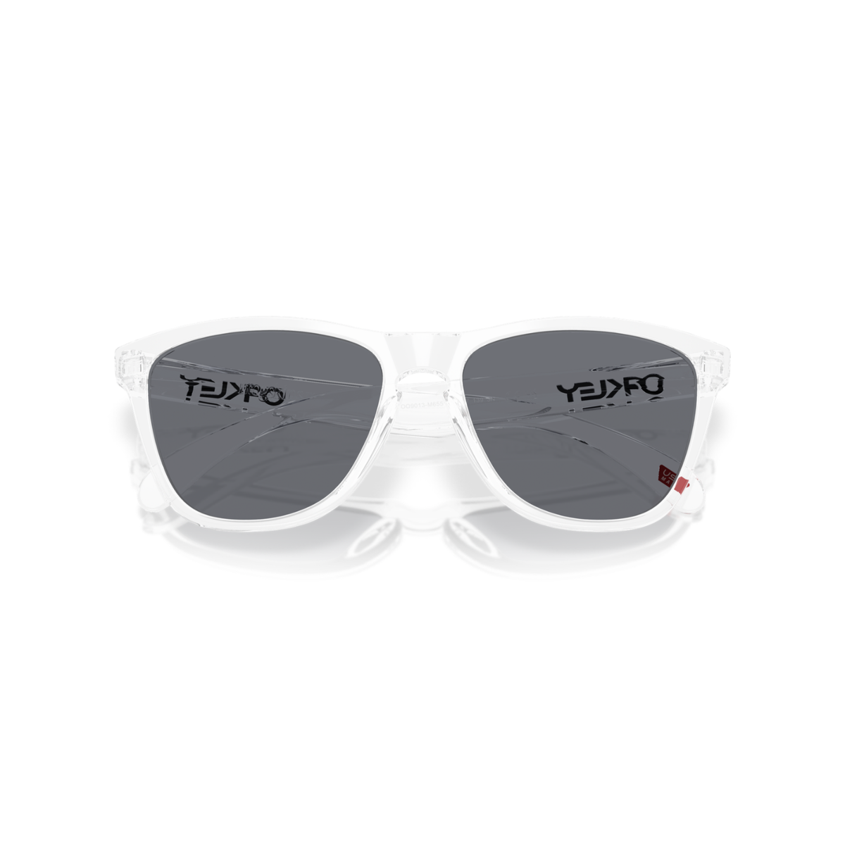 Oakley Frogskins Sunglasses - Clear W/ Grey Lenses